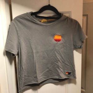 Aviator Nation Cropped T-Shirt